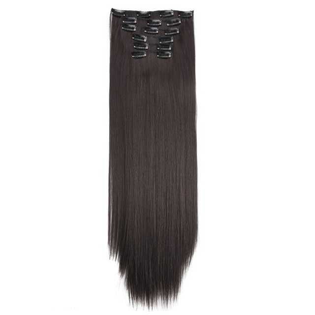 extensii de par Saten închis 60 cm 130 gr (imita par natural)