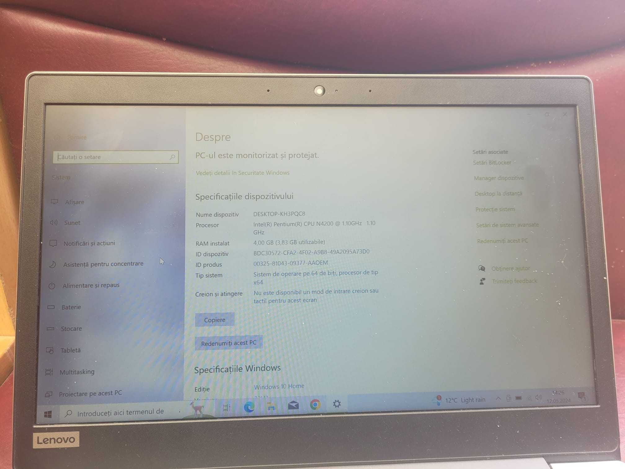 Laptop ultraportabil Lenovo IdeaPad 120S-14IAP SSD 128GB