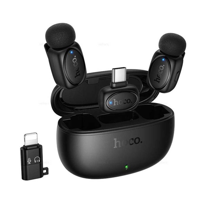 ДОСТАВКА! HOCO L19 — беспроводной петличный микрофон(Type-C/Lightning)
