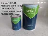 Продавам миещ се латекс Spirit бял, син, розов, зелен, жълт и грунд