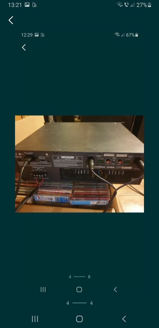 Amplificator Dynacord SL1200/EV CPS2/Generalmusic minisound8