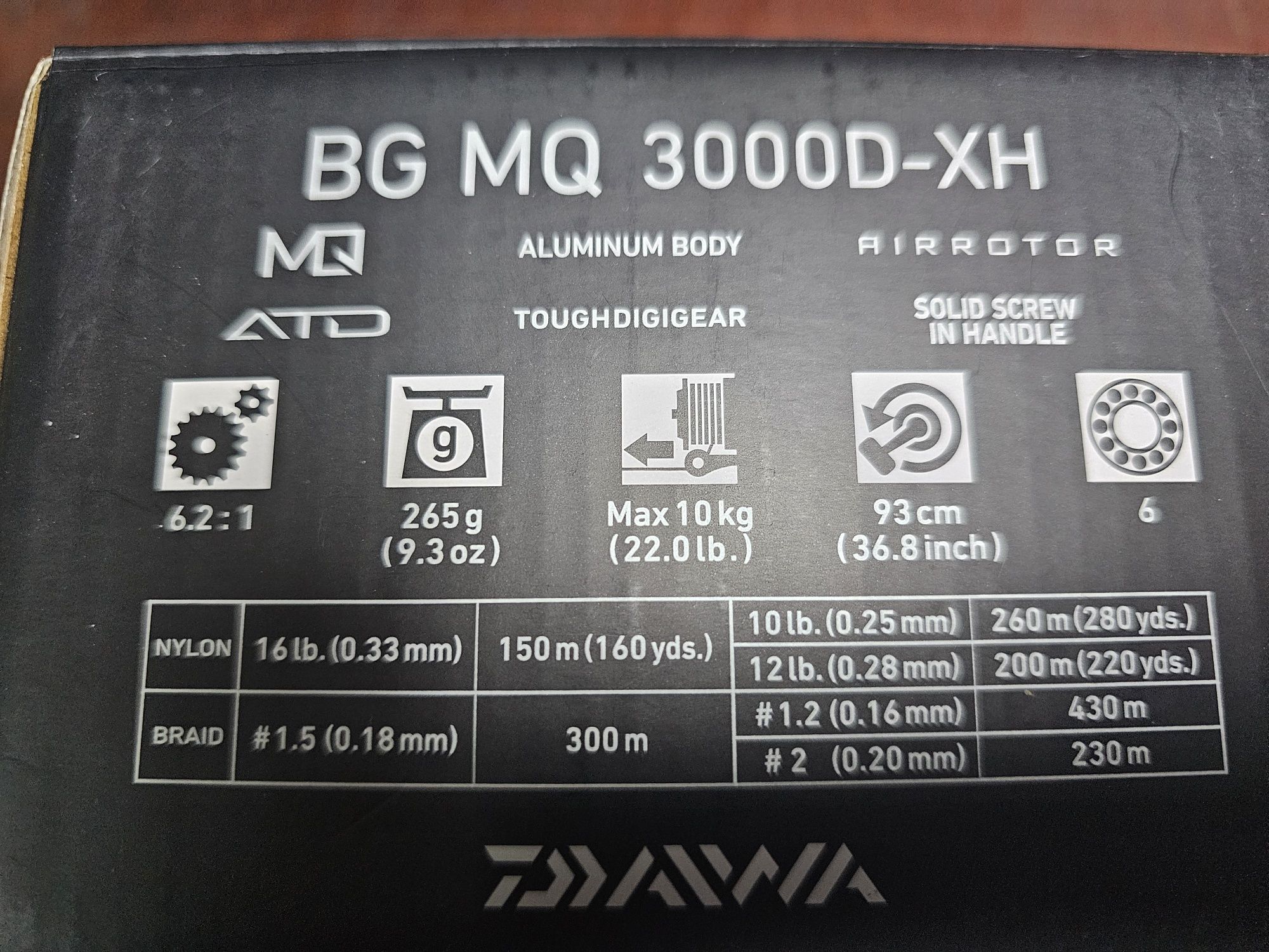 Daiwa 20 BG MQ 3000 D-XH