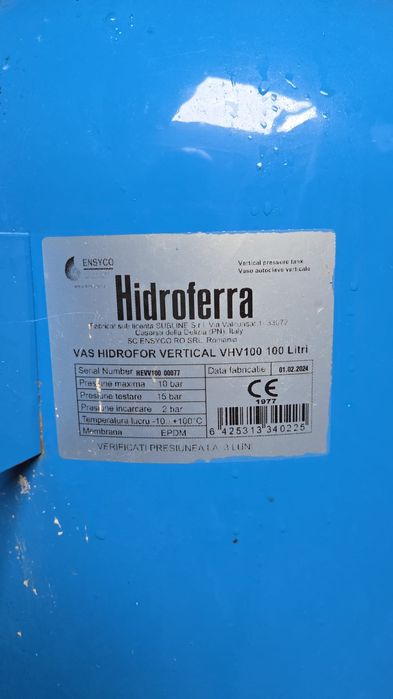Vas Hidrofor_Expansiune Vertical 100L
