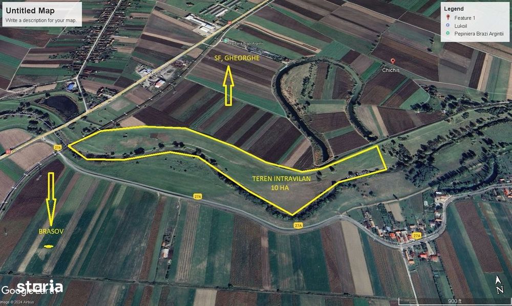 Teren intravilan superb in zona Chichiș Covasna