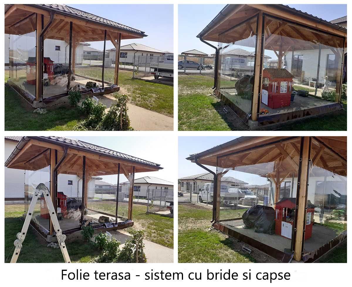 Folie transparenta  inchidere terasa, foisor sau balcon, LogoPrint.ro