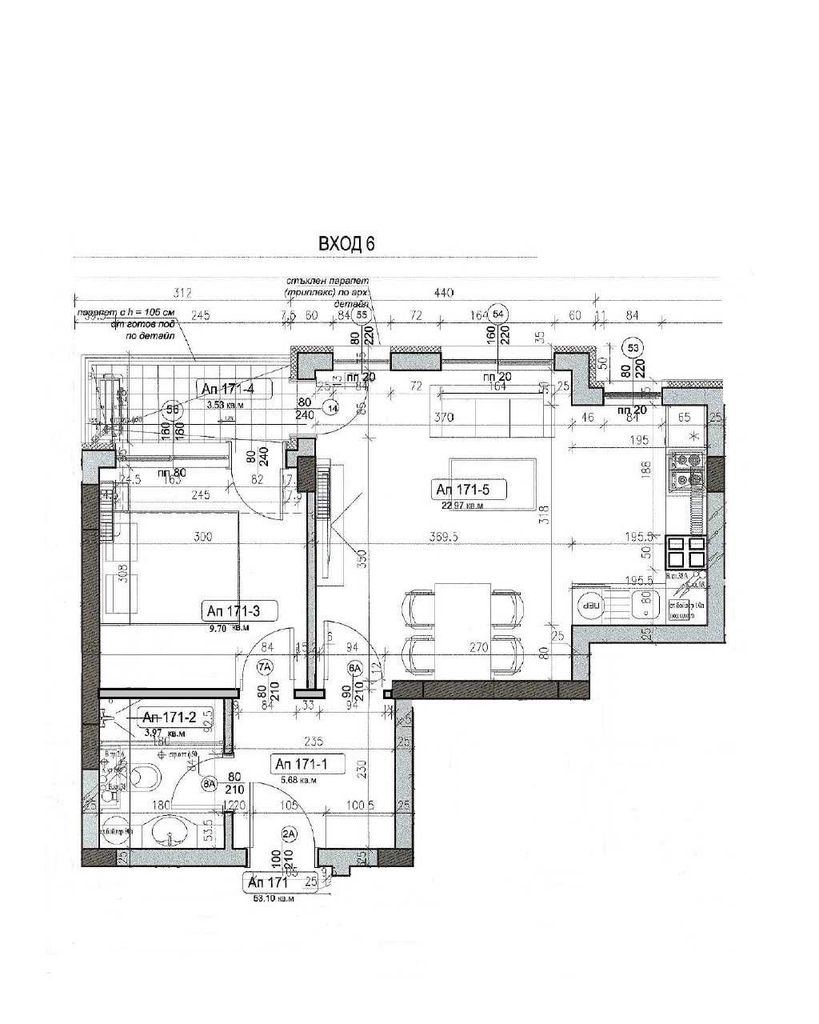 Продава се Двустаен апартамент в Варна, Възраждане 1 - 68 кв.м за 1692 €/кв.м - Снимка #2