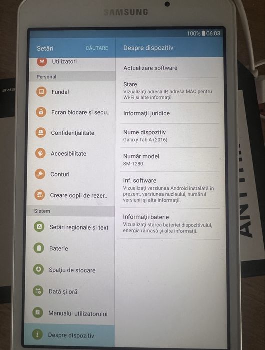 Tableta samsung galaxy tab
