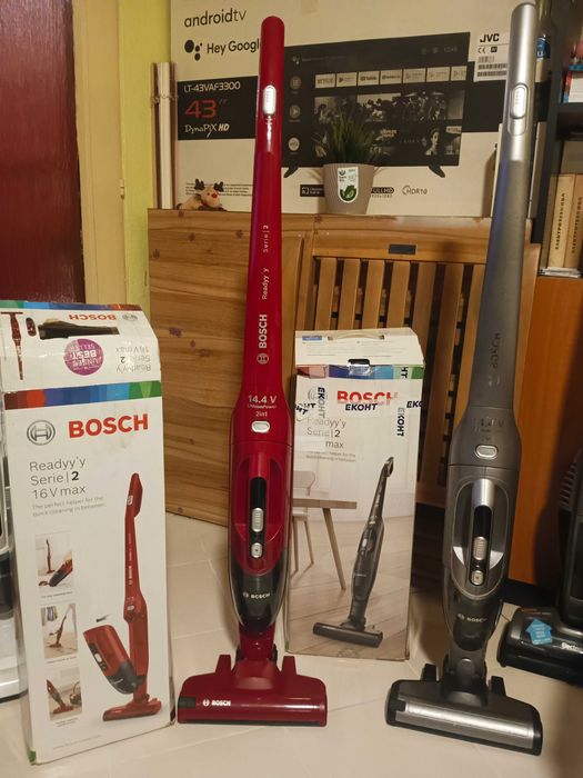 КАТО НОВИ. - Мощни Безкабелни прахосмукачки BOSCH- 2 in 1 ,Li-ion