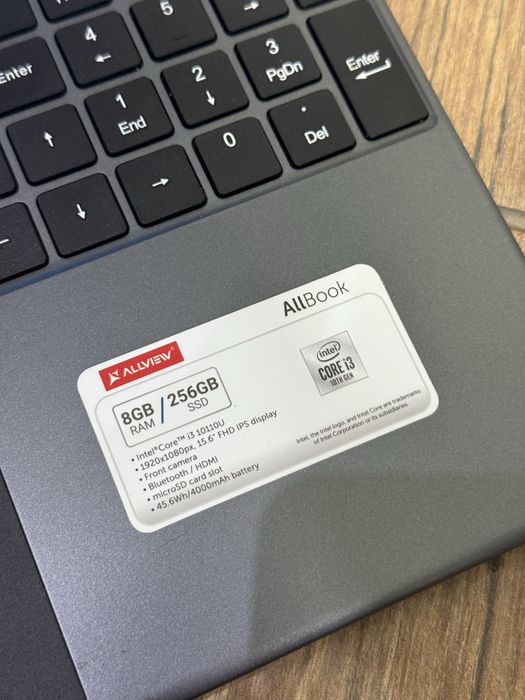 Laptop Allview i3 8GB RAM 256 GB Impecabil