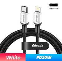 Cablu scurt 25cm iPhone 20W USB-C to Lightning NOU