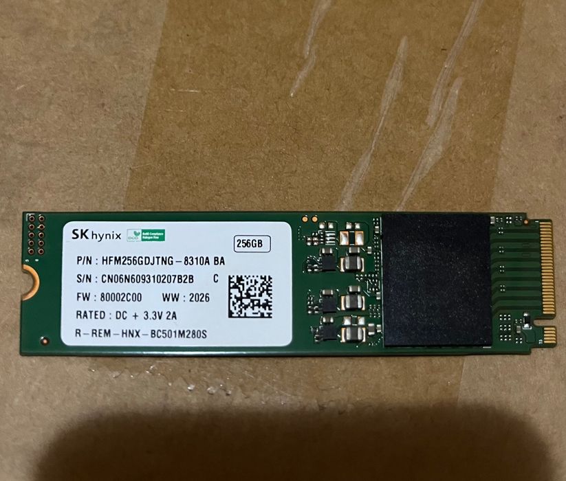 Ssd m2     256Gb