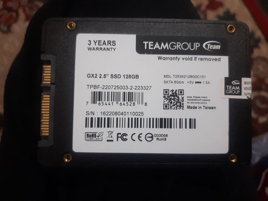 HARD SSD (жесткый диск)128GB