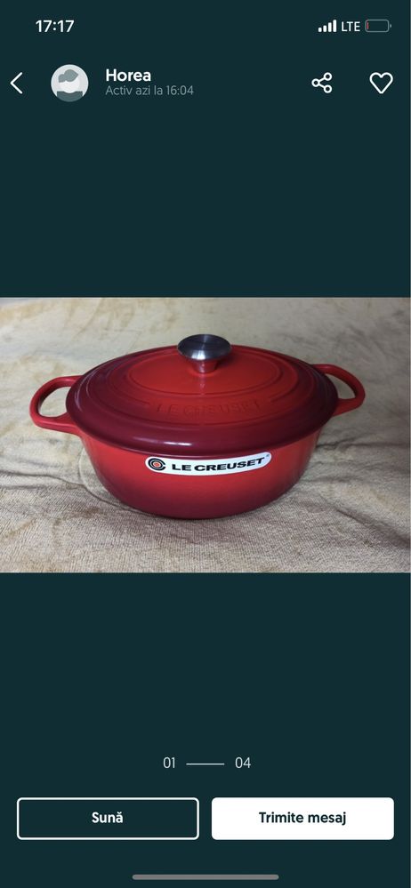 Oala de prajit signature le creuset