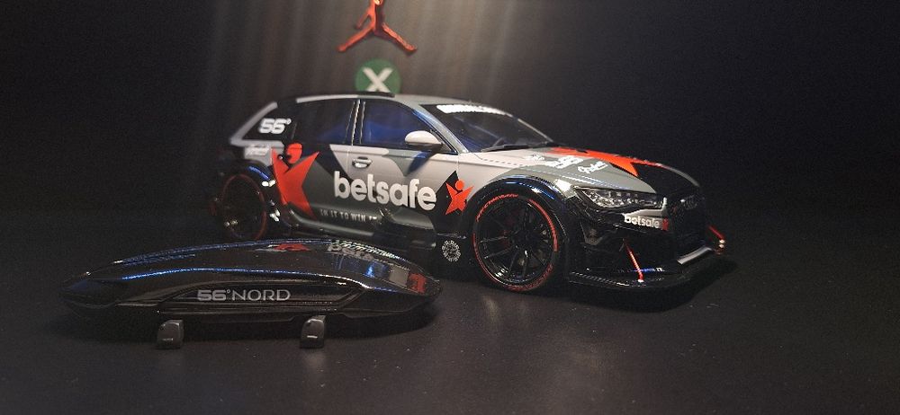 VÂND machetă 1:18 Audi RS6 DTM Avant Jon Olsson GT Spirit