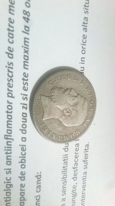 Moneda 1 leu Carol l