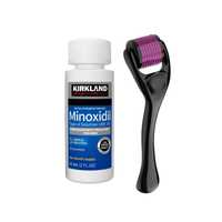 Solutie Kirkland Minoxidil 5% 1 luna + Dermaroller 540 Microace