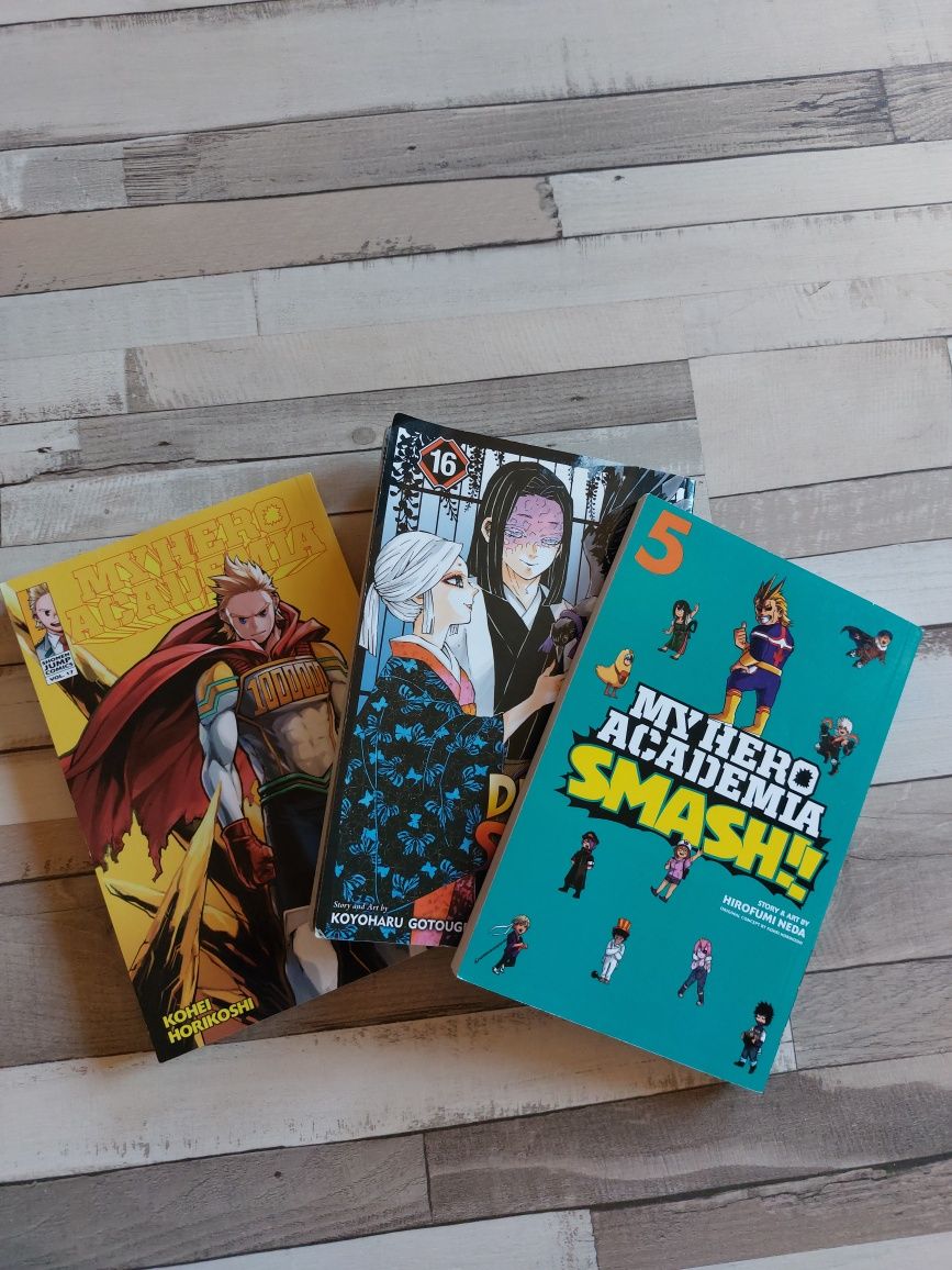 Манга Demon Slayer 16 / My Hero Academia 17 / Книги / Колекция /