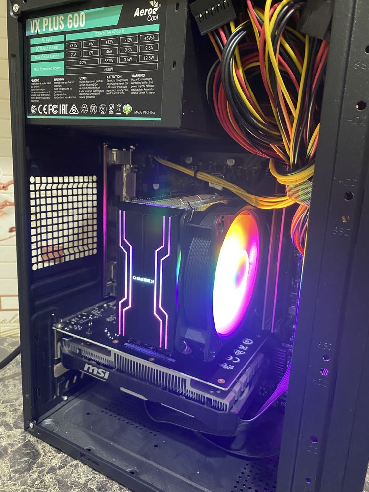 Компьютер Core i3 10100F\16Gb\SSD256Gb\SSD512Gb\GTX1650 4Gb Монитор 24