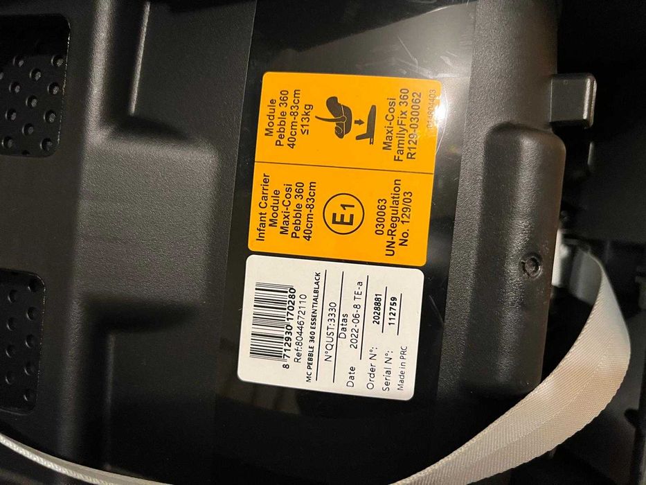 Scoica auto MAXI COSI Pebble 360 Essential 8044750110, 0-13kg