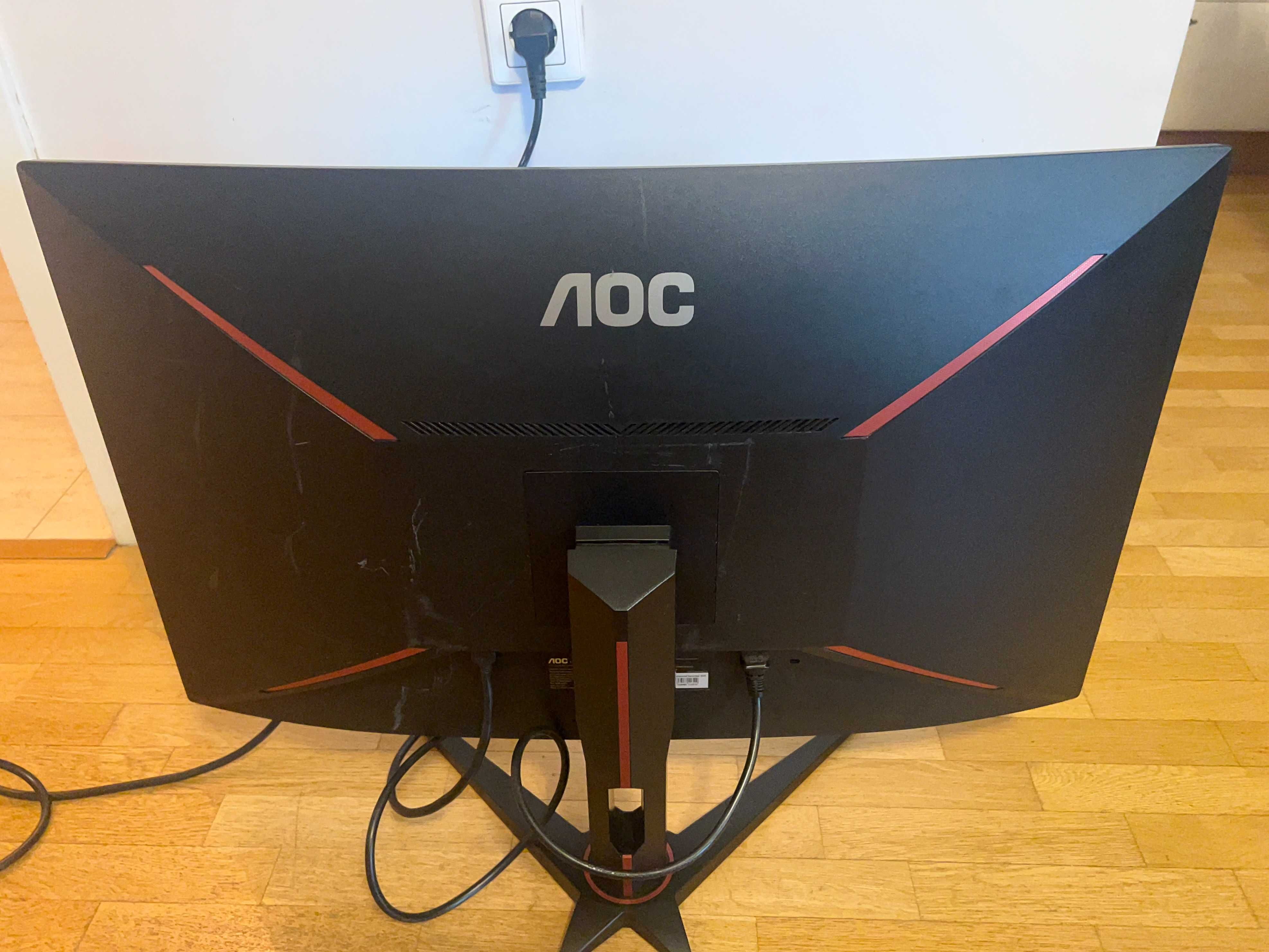 32 инча геймърски монитор AOC CQ32G2SE/BK ЗА ЧАСТИ