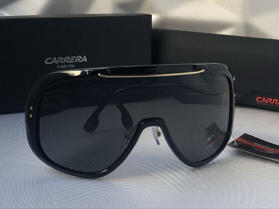 Мъжки слънчеви очила маска carrera epica 2 цвята черни сини