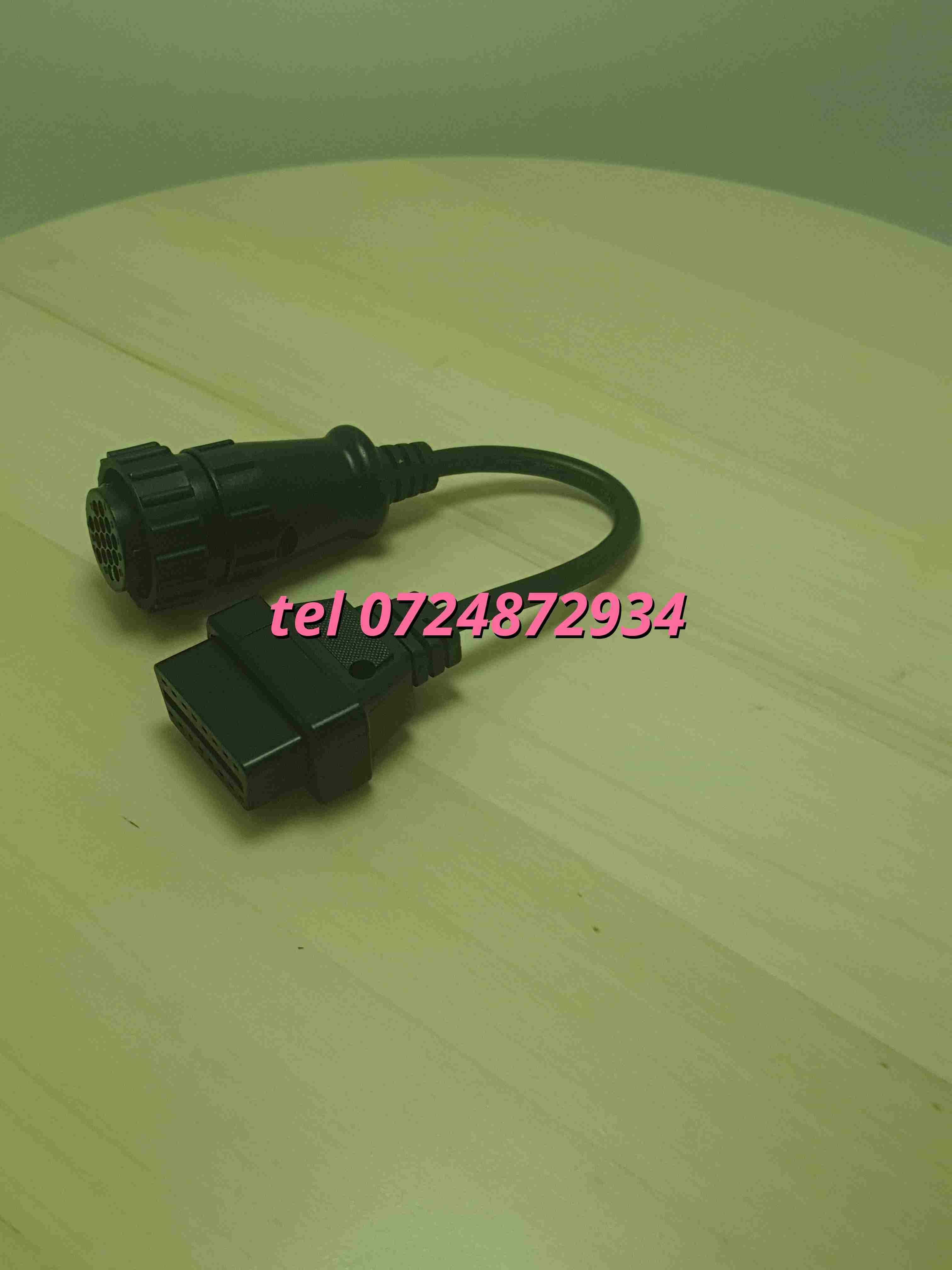 Cablu Adaptor Tir Scania Daf Diagnoza Camion 16 Pini Obd2 Delphi