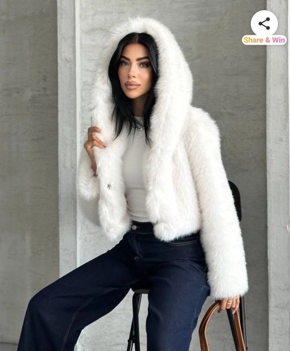 Чисто ново пухено яке Trendyol