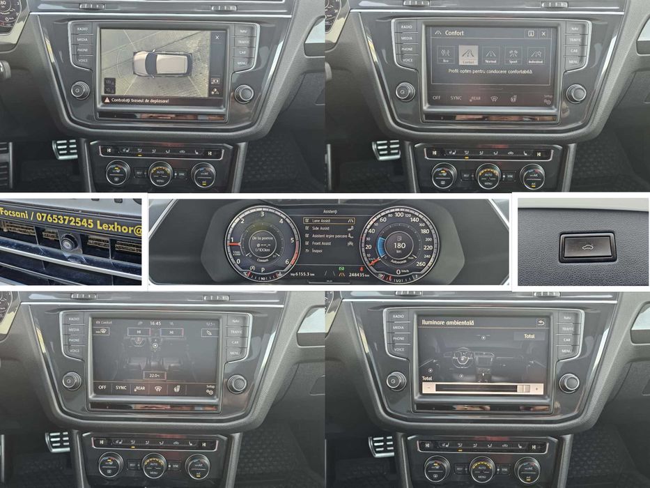 VW Tiguan R-LINE 2.0TDI 190cp 4x4 DSG Matrix HUD Pano Cam360gr FULLL