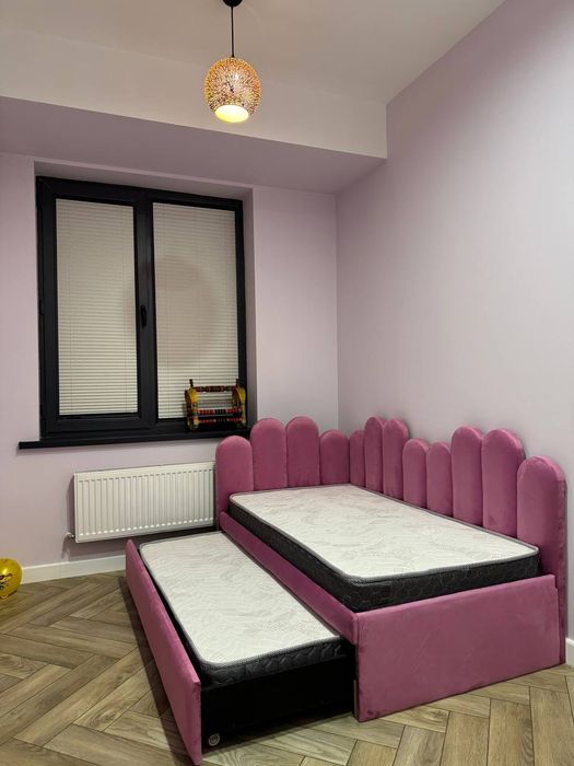 Детская угловая кровать с подъёмным механизмом