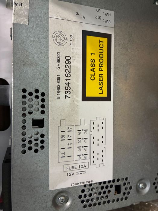 CD/Radio Fiat Grande Punto