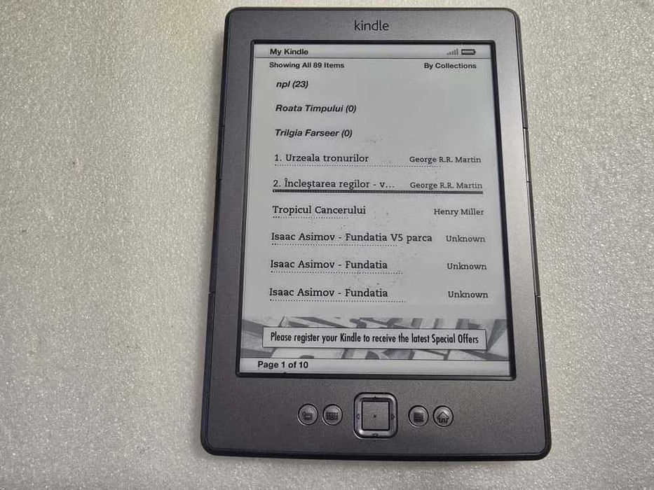 eBook Amazon Kindle 4 .gen 2gb 6 Inch Wifi D01100 - poze reale