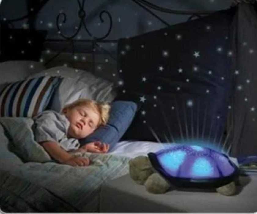 Lampa de veghe muzicala si proiector broasca testoasa