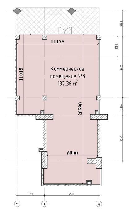 Аренда офисы в центре ЖК NRG U Tower 182м2