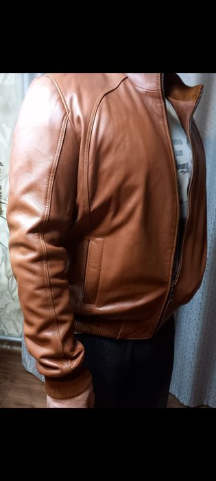 Куртка кожаная  мужская