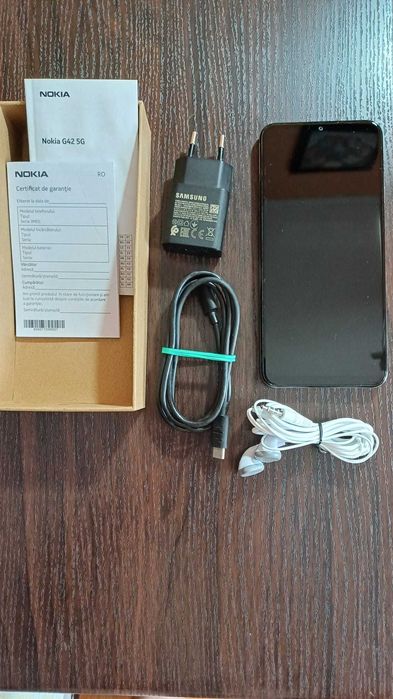 Nokia G42 5G 128gb (aproape nou+accesorii)