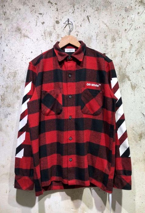 Camasa off white carouri rosu negru colectia noua premium