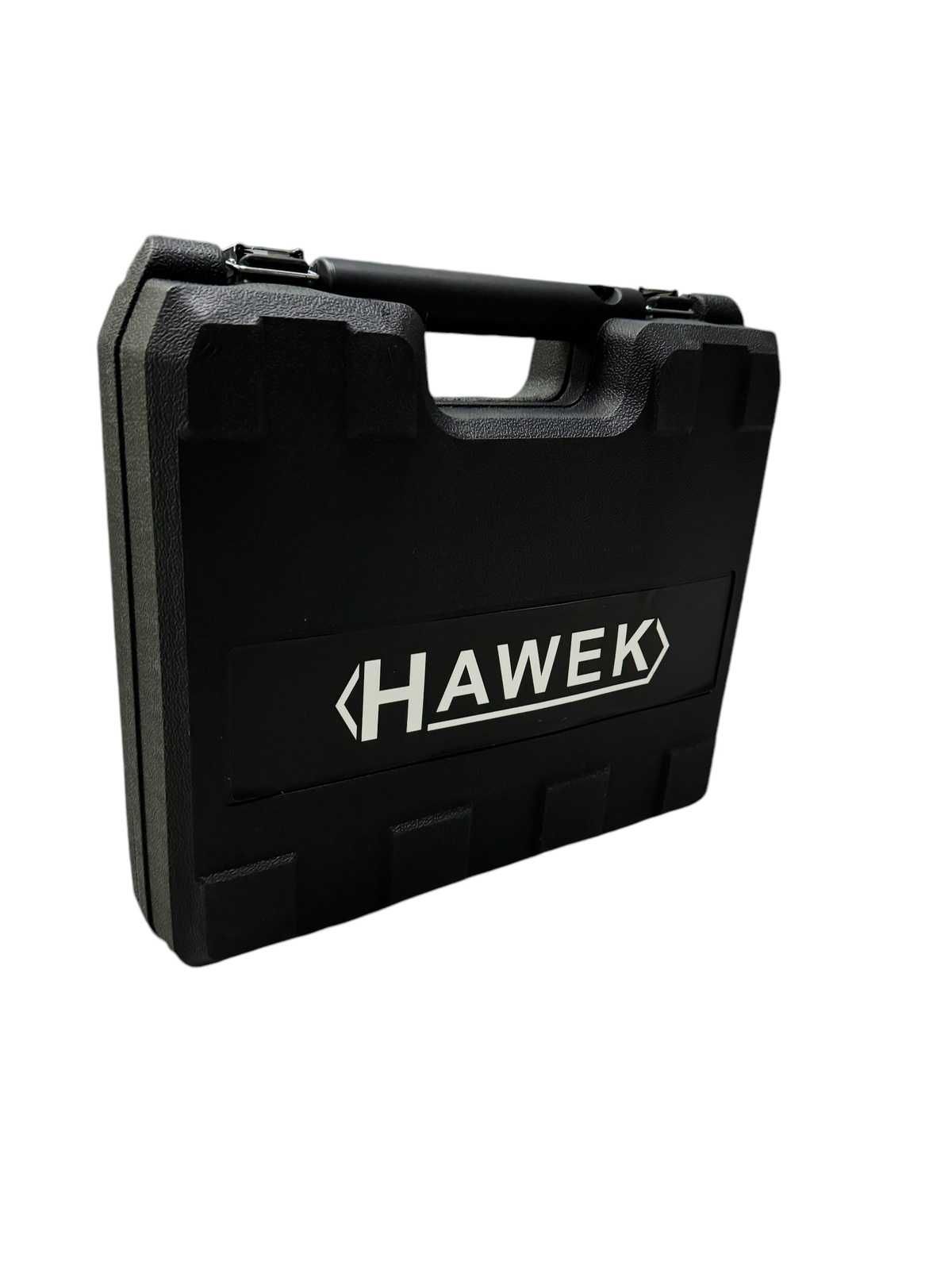 Акумулаторен ударен винтоверт с части и аксесоари в куфар HAWEK 24V 4A