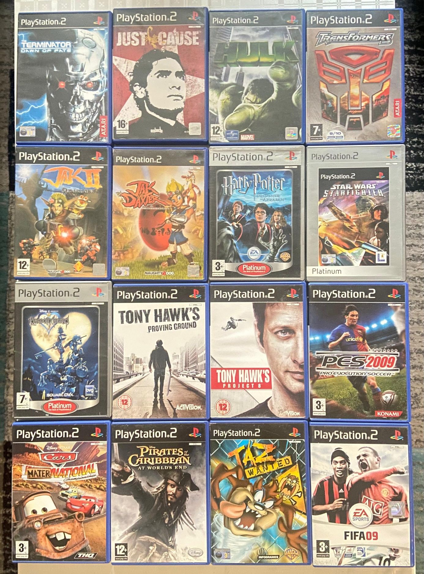 PlayStation 2 ,Fifa, NFS.Sonic. Crash Bandicot.