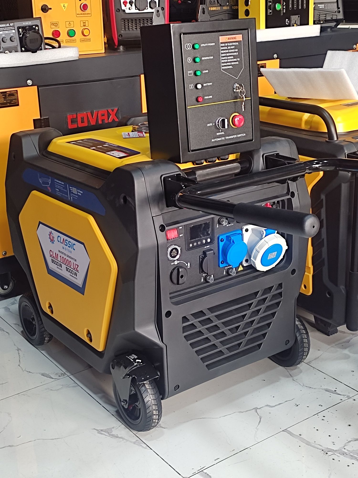 Generator INVERTIR 9.5kw+AVR 1yil garantiya