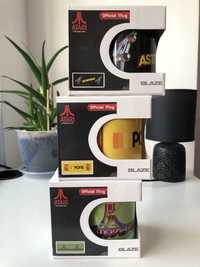 Căni/mugs cu licență oficială Atari (Asteroids, Pong, Centipede)