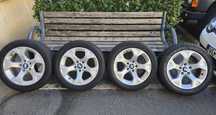 Jante aliaj 225 55 R17 Bmw X1 + anvelope iarna !!!