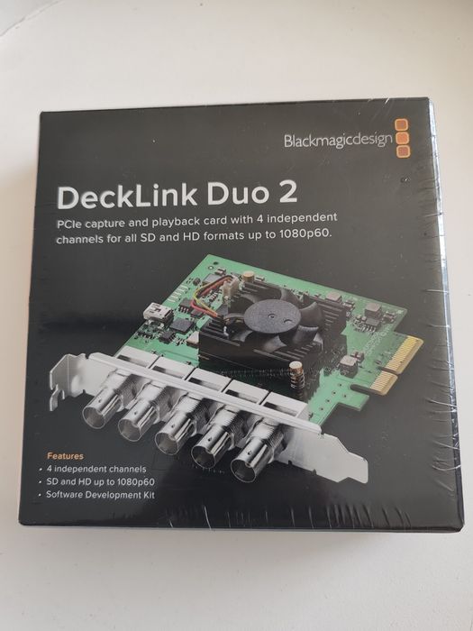 Placa captura video Decklink duo 2