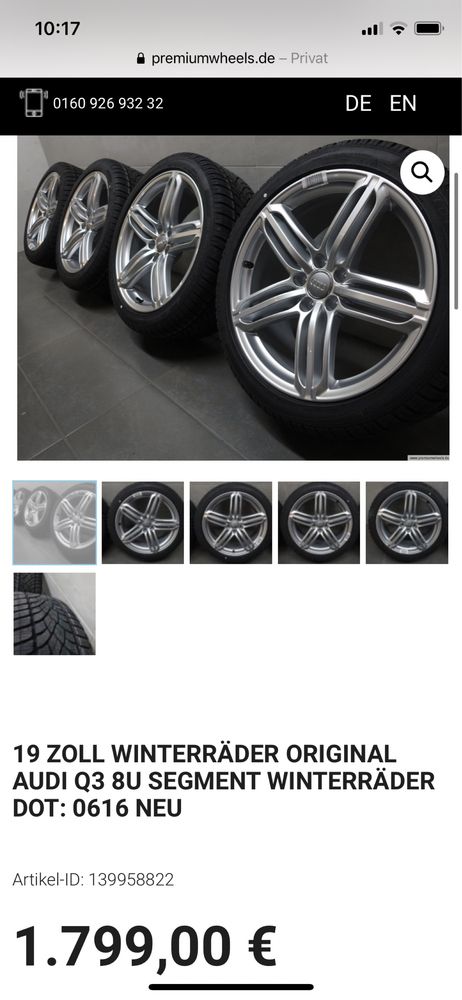 Jante Originale Segment Audi-Germany Impecabile!
