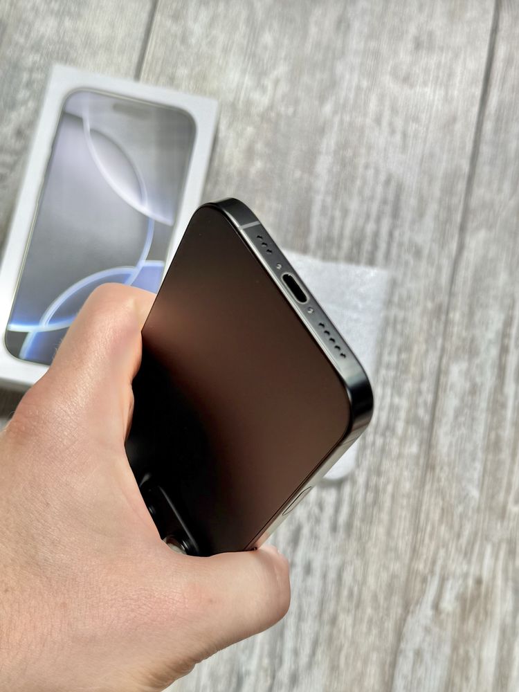Iphone 16 Pro 5G 256 GB Като Нов Гаранционен Black 100 % Battery