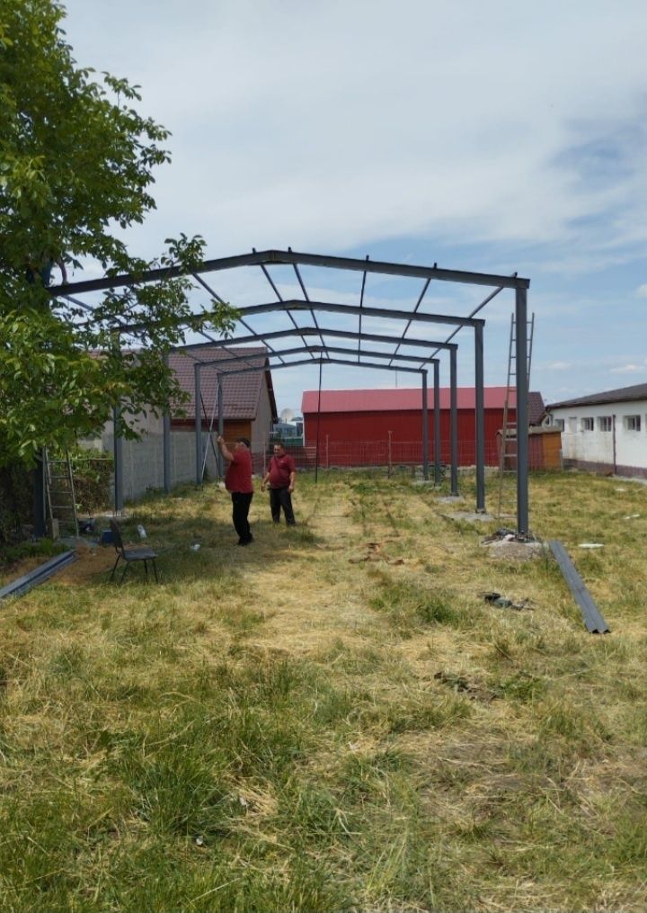 Vând hale metalice din Europrofile sau țeavă rectangulară la alegerea