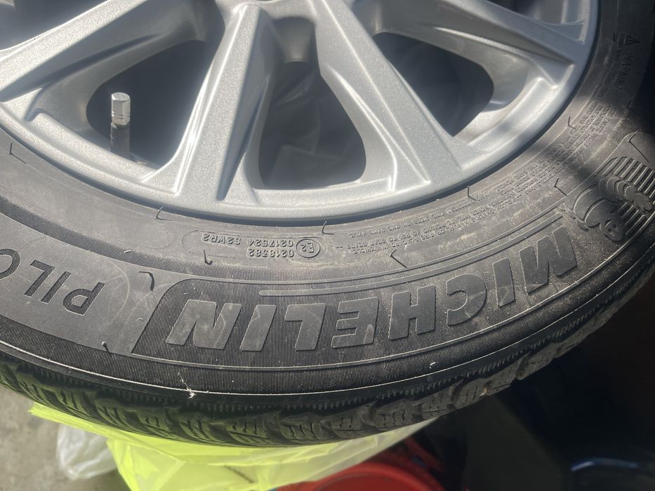 Jante 17 5x108 cu anvelope iarna michelin pilot alpin5