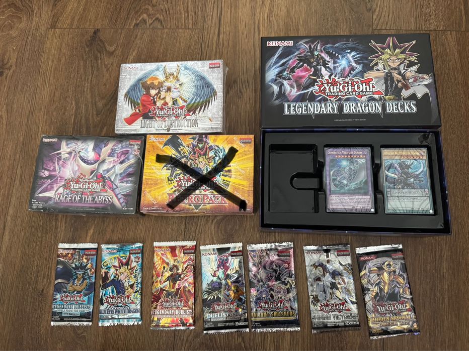 Yu gi oh booster (пакове) (тестета) (кутии)