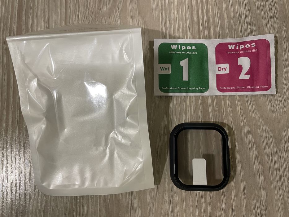 Стекло и крышка для Apple Watch case 8 7 6, 41 мм.