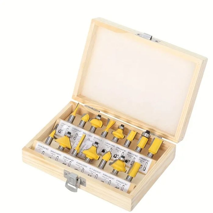 Set de freze cu tija de 6.35