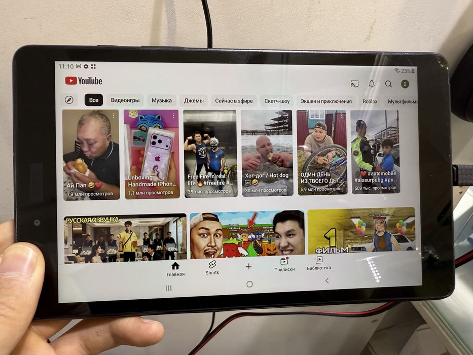 Пролюдам планшет samaung A8 2019